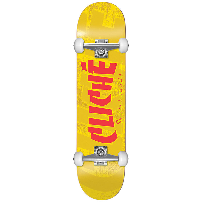 Cliché Banco FP Complete Skateboard Yellow 7.5
