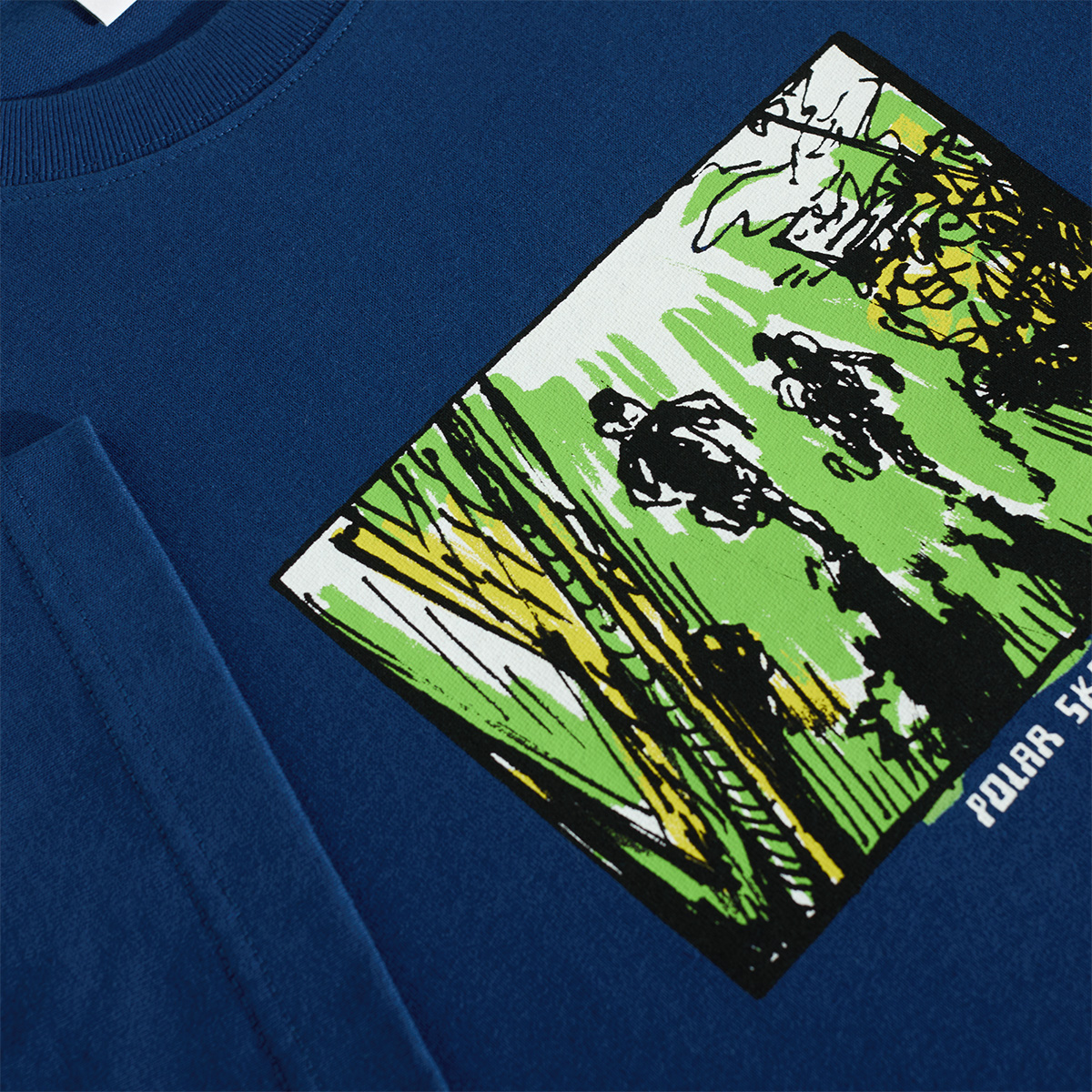 Polar Running T-Shirt Deep Royal Blue