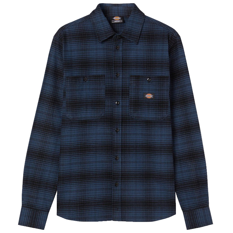 Dickies Evansville Longsleeve Shirt Air Force Blue