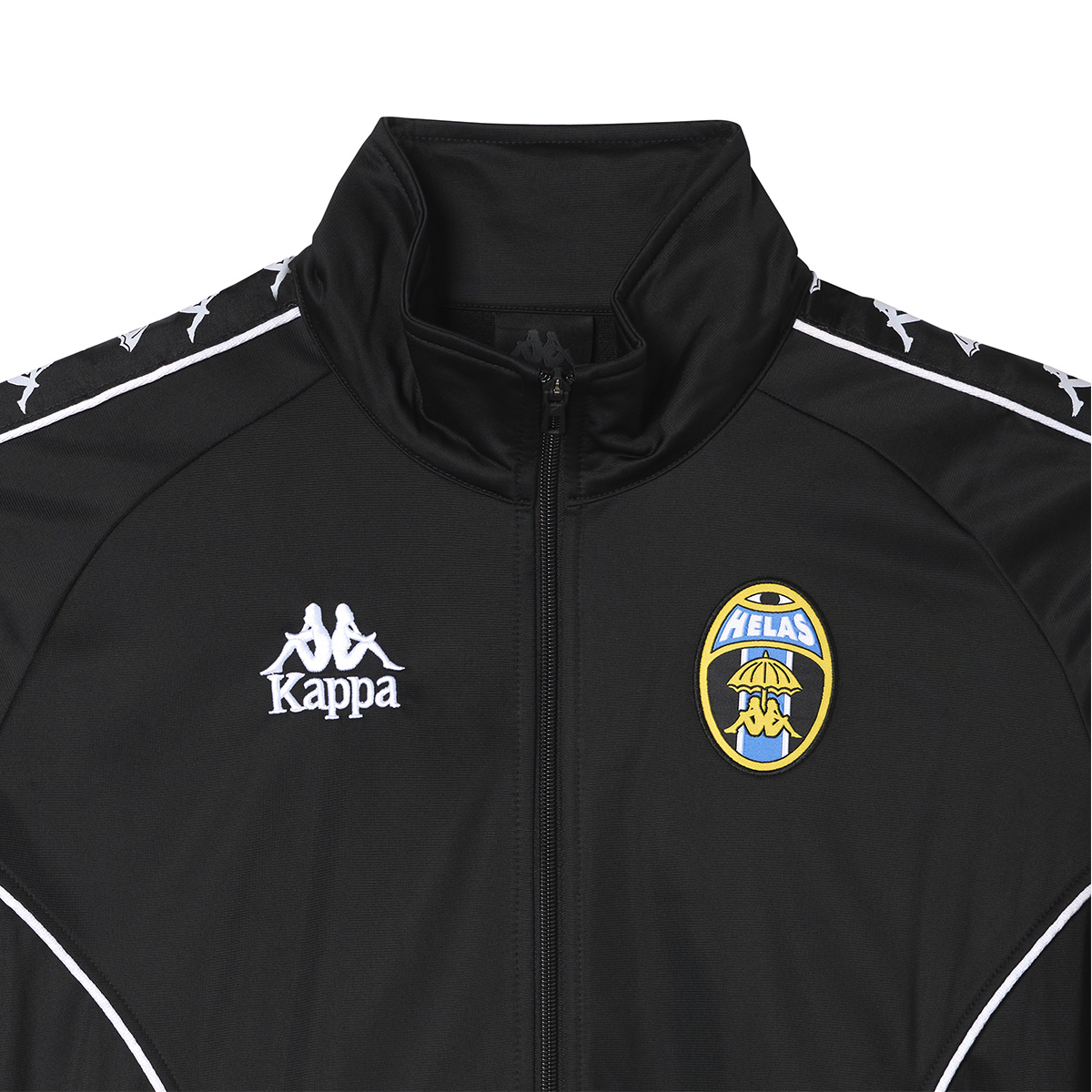 Helas x Kappa Tracksuit Jacket Black Helas x Kappa Tracksuit Jacket Black