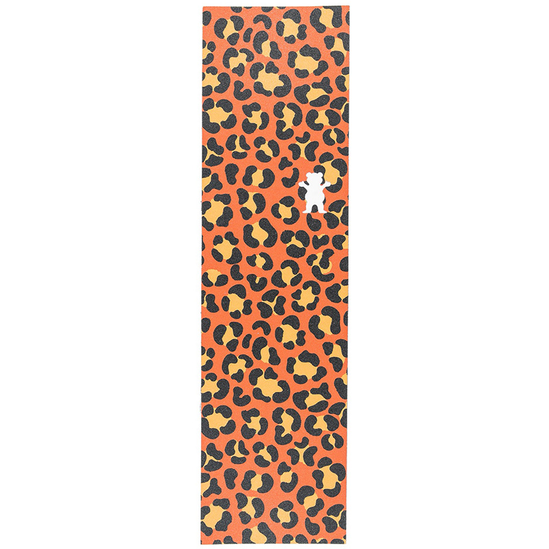 Grizzly Street Cheetah Griptape Sheet Orange 9.0