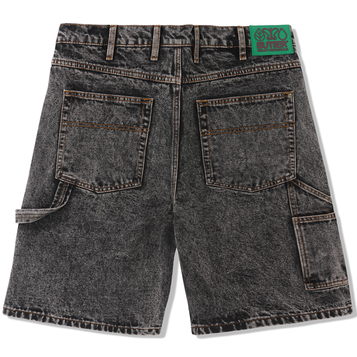 Butter Goods Weathergear Heavy Weight Denim Shorts Gun Metal