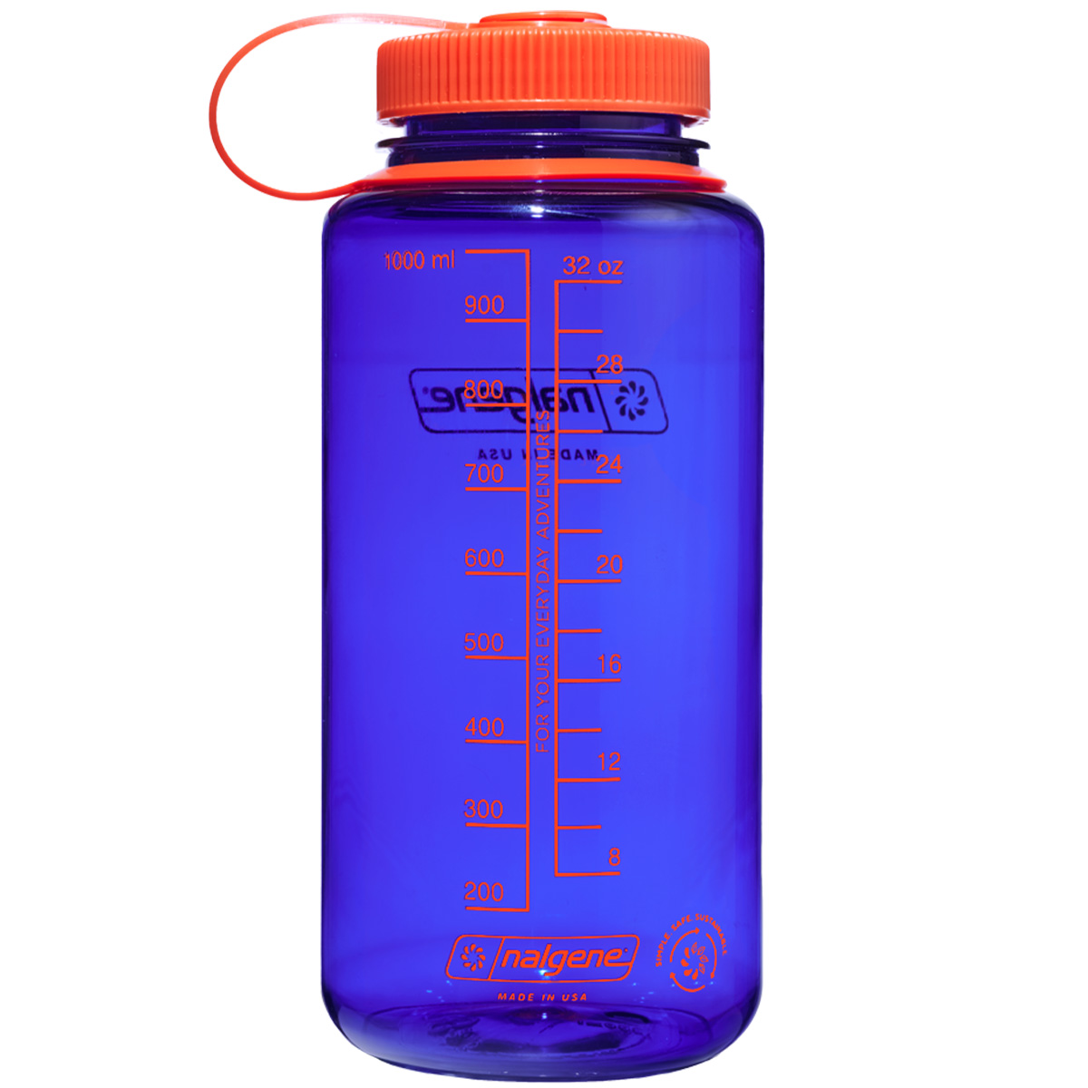 Nalgene Wide Mouth 1000ml Periwinkle Sustain
