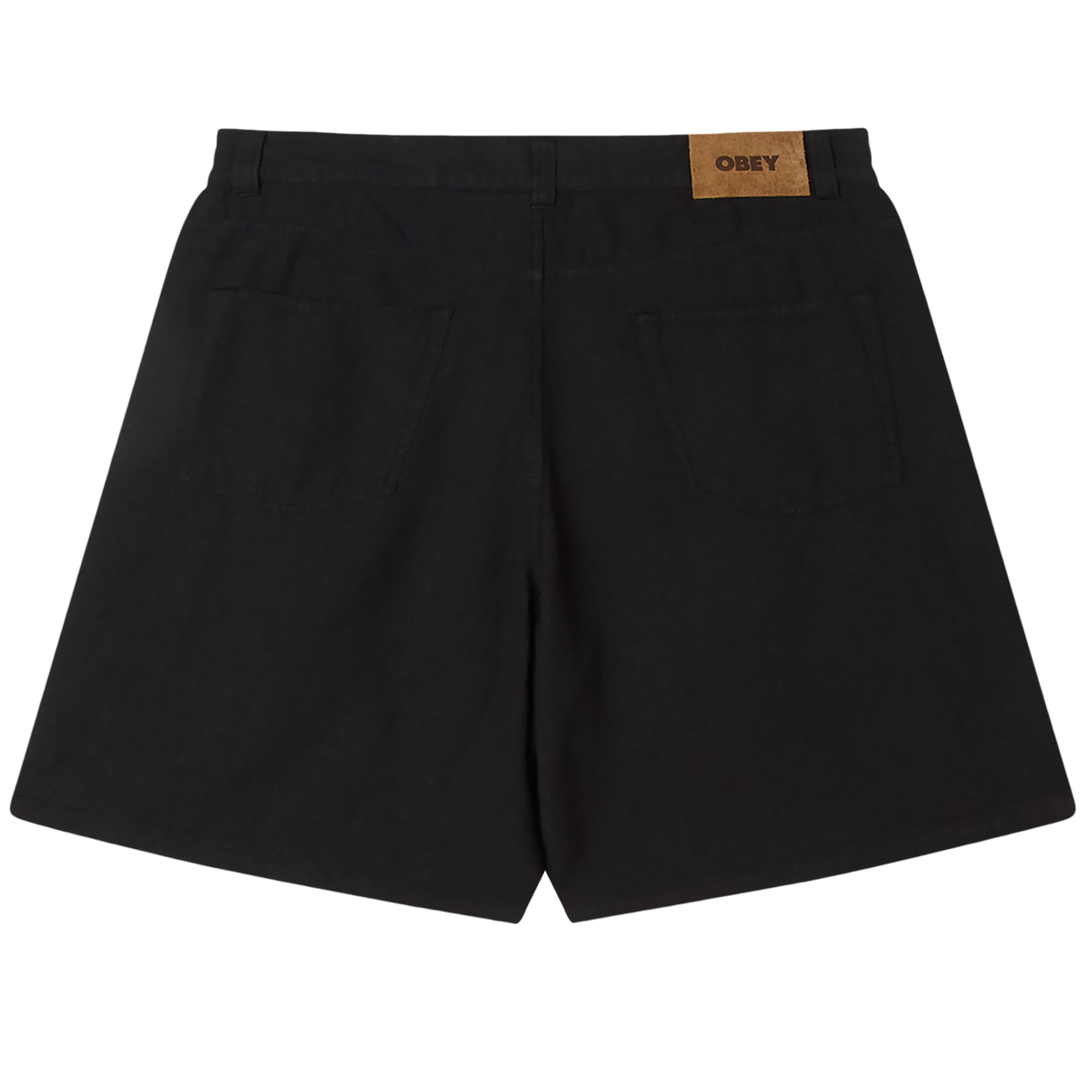Obey Baggy Linen Devin Short Black