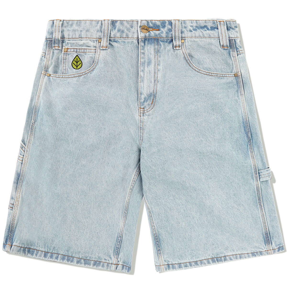Butter Goods Weathergear Denim Shorts Faded Light Wash