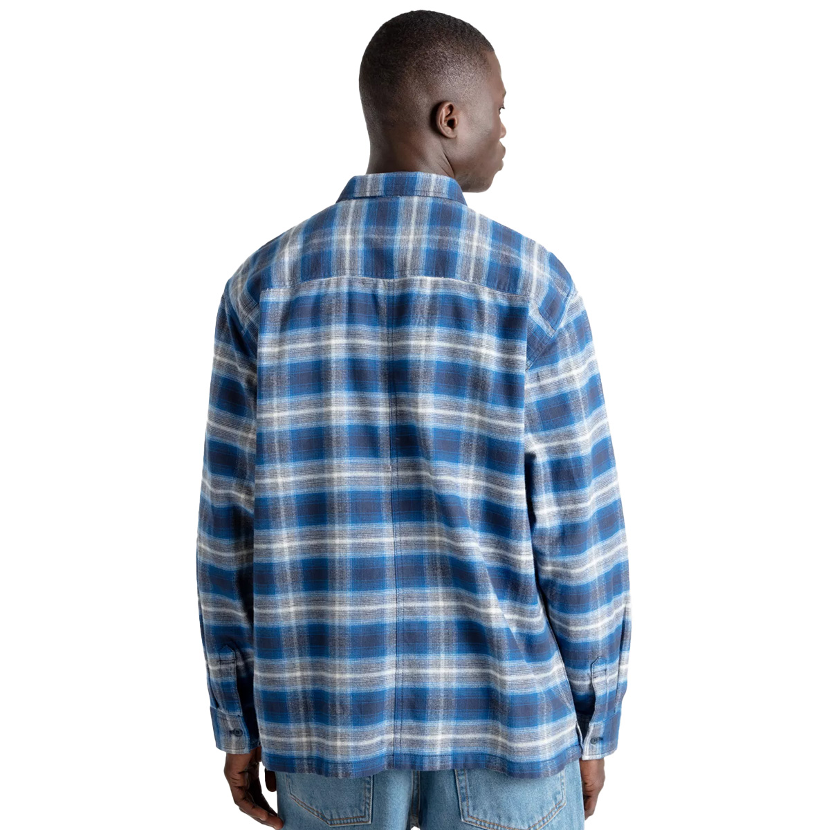 Vans Montwood Zip Flannel Shirt Dress Blues/True Blue Vans Montwood Zip Flannel Shirt Dress Blues/True Blue