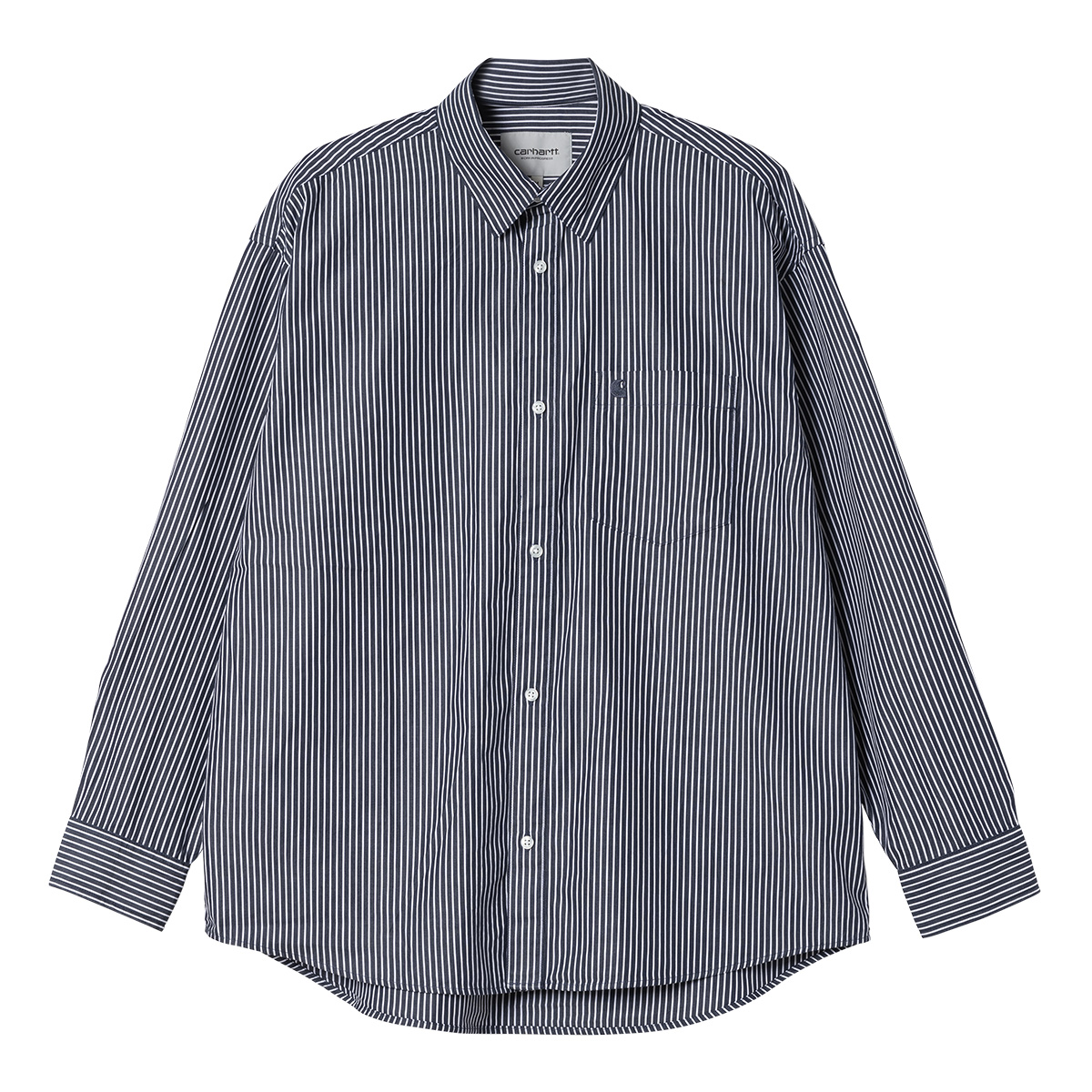 Carhartt WIP Longsleeve Notus Shirt Arvin Stripe Space Carhartt WIP Longsleeve Notus Shirt Arvin Stripe Space