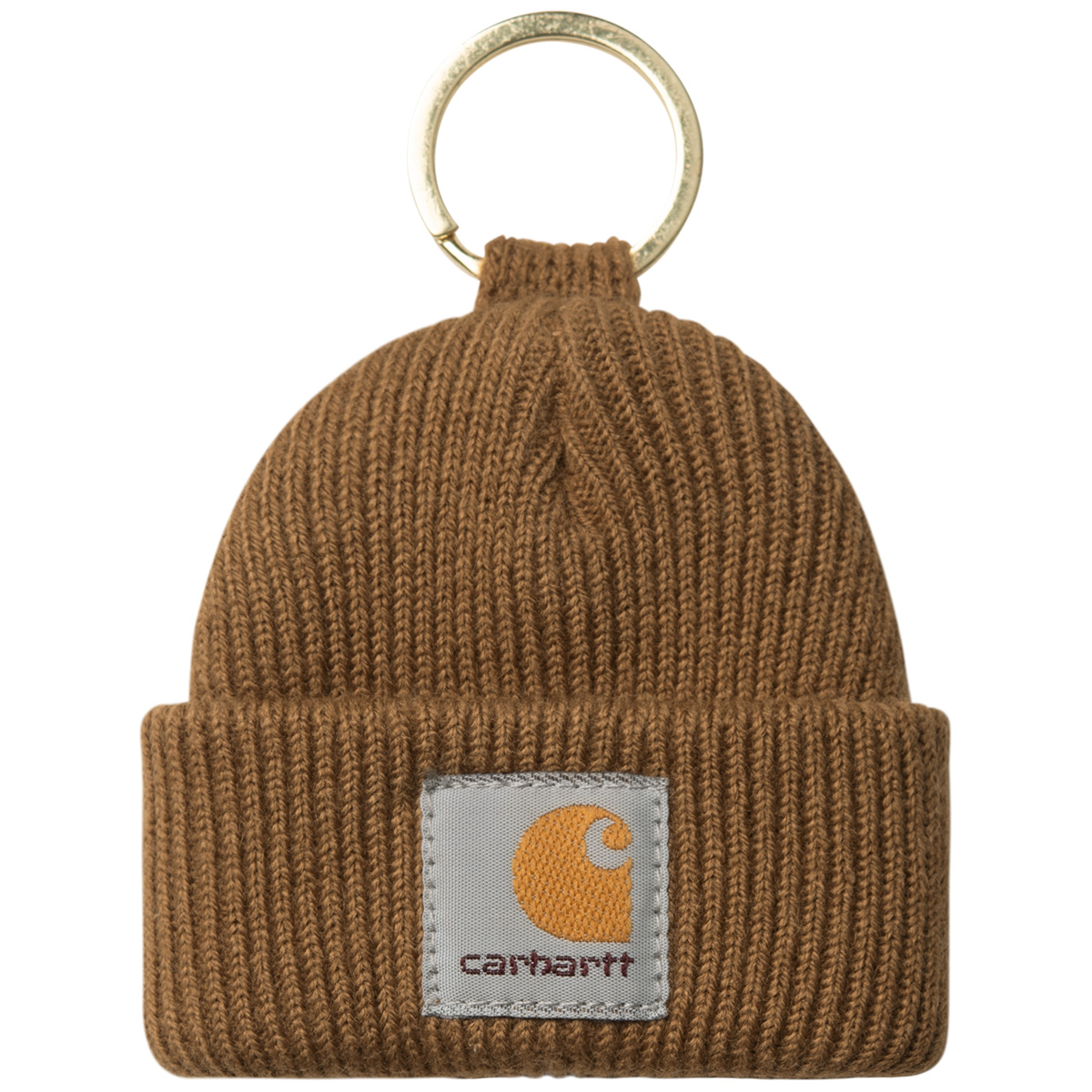Carhartt WIP Mini Watch Hat Keychain Hamilton Brown