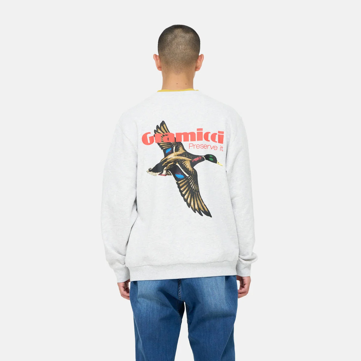 Gramicci Preserve It Crewneck Sweater Grey Heather Gramicci Preserve It Crewneck Sweater Grey Heather