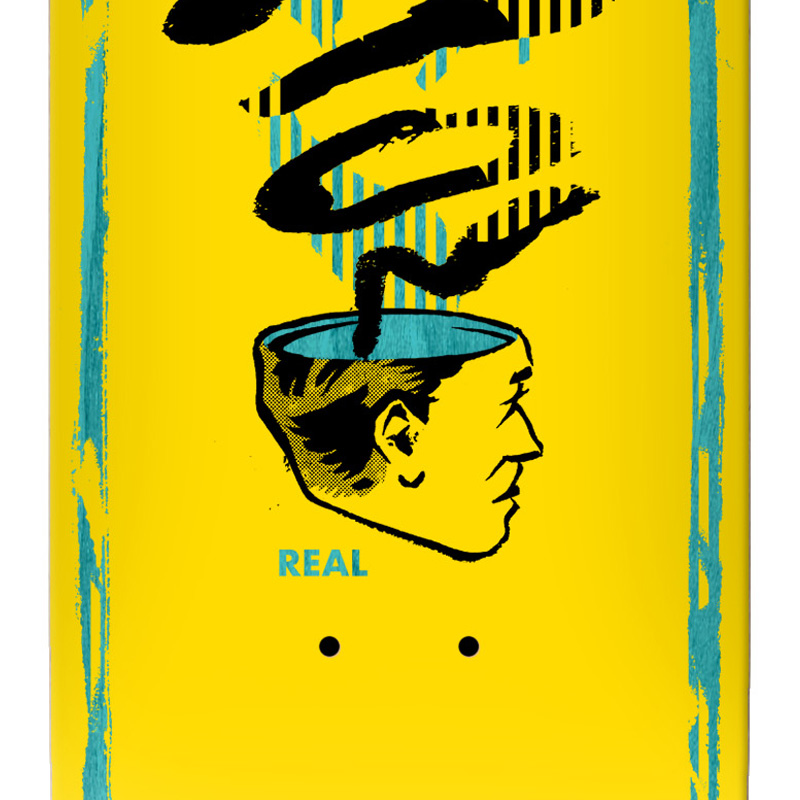 Real Mason Head Lifter Skateboard Deck Full SE 8.06 Real Mason Head Lifter Skateboard Deck Full SE 8.06