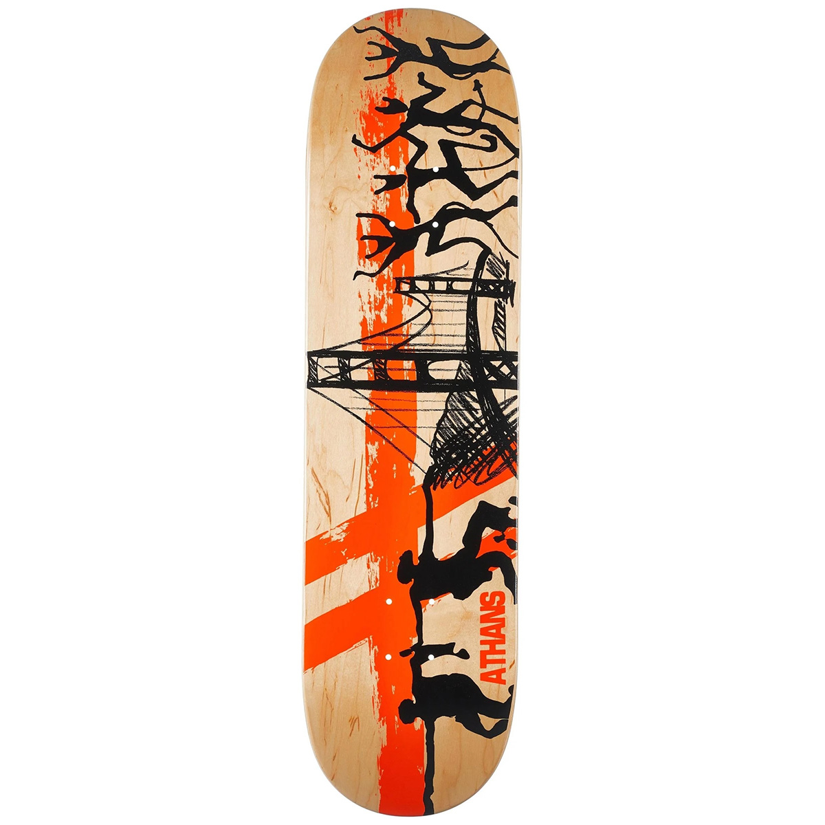 Deathwish Chris Athans Dance Skateboard Deck 8.25