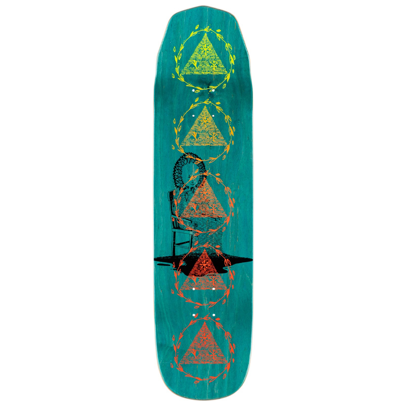 Welcome Soil Nora Pro Model on Wicked Princess Skateboard Deck Bone 8.27 Welcome Soil Nora Pro Model on Wicked Princess Skateboard Deck Bone 8.27