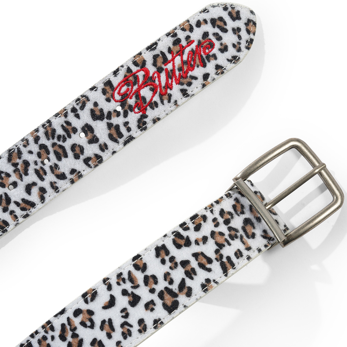 Butter Goods Animal Hide Belt Snow Leopard