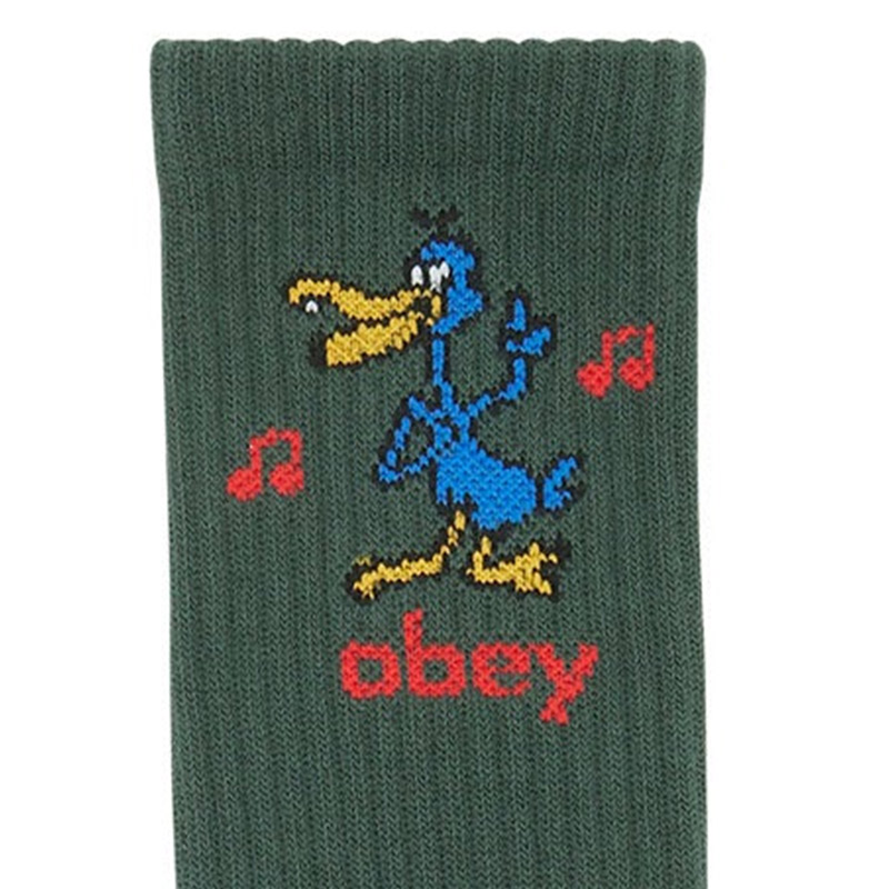 Obey Nomad Socks Dark Cedar