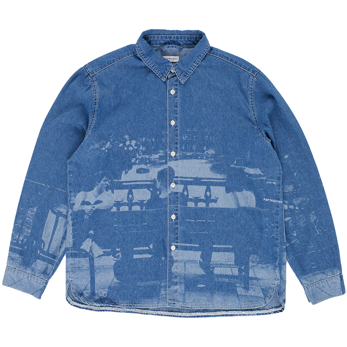 POP Printed Shirt Denim POP Printed Shirt Denim