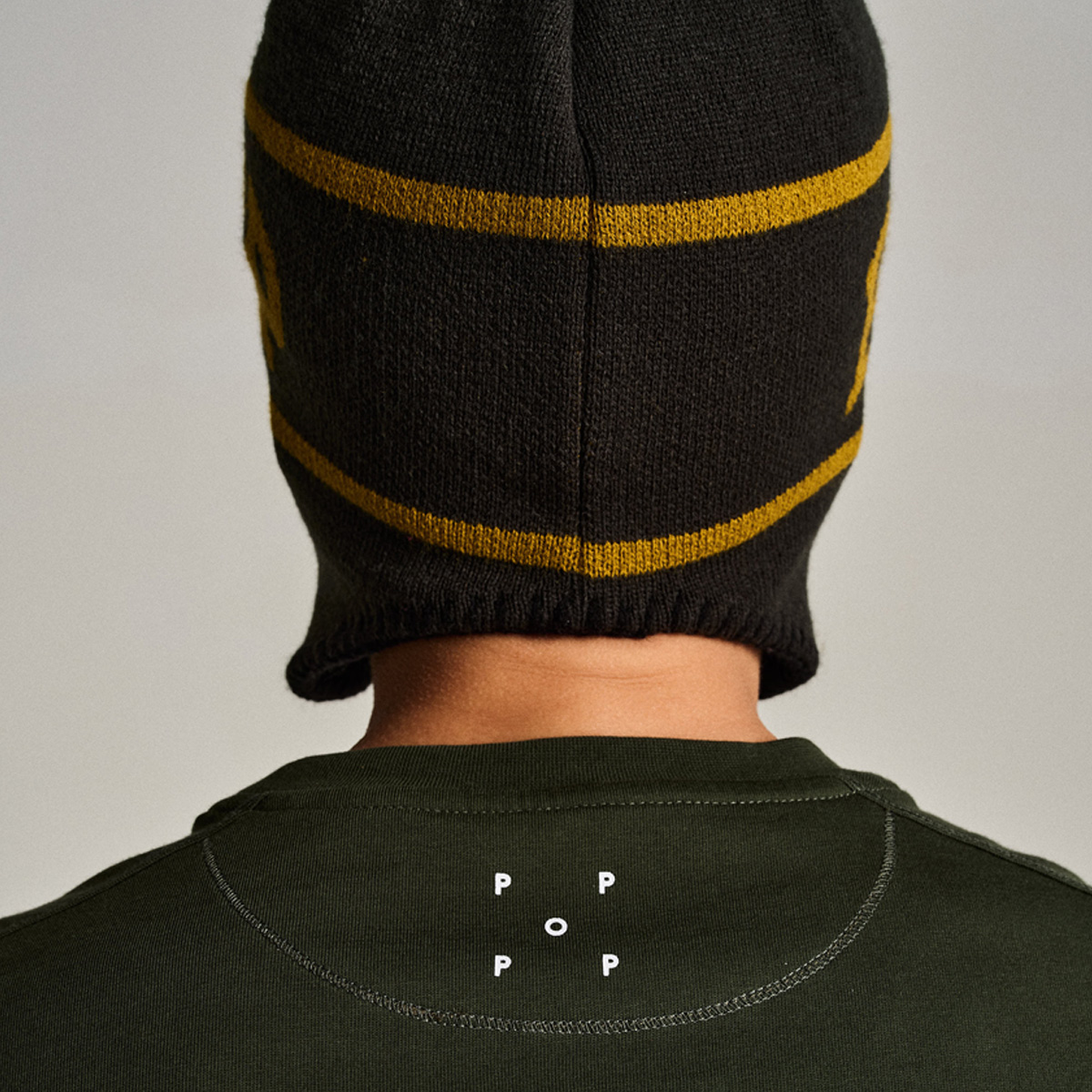 POP Earflap Beanie Duffel Green/Olive POP Earflap Beanie Duffel Green/Olive
