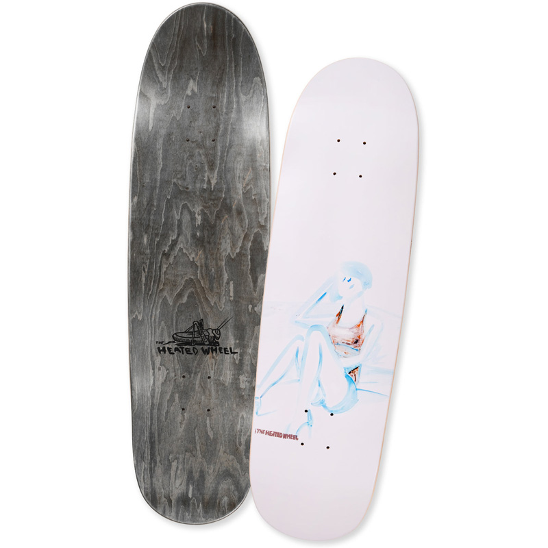 The Heated Wheel Catalina Skateboard Deck 9.0