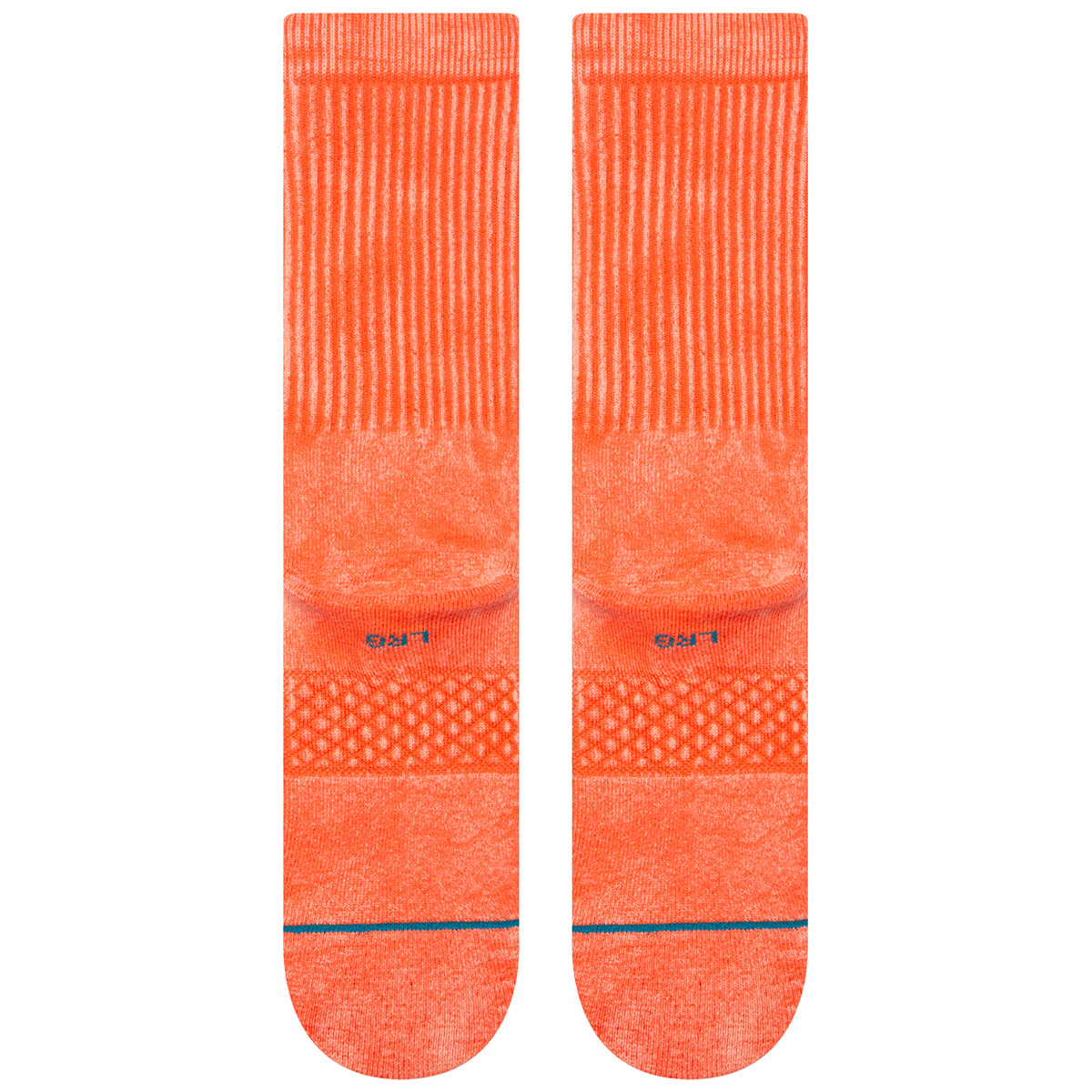 Stance Icon Dyed Crew Socks Coral Stance Icon Dyed Crew Socks Coral
