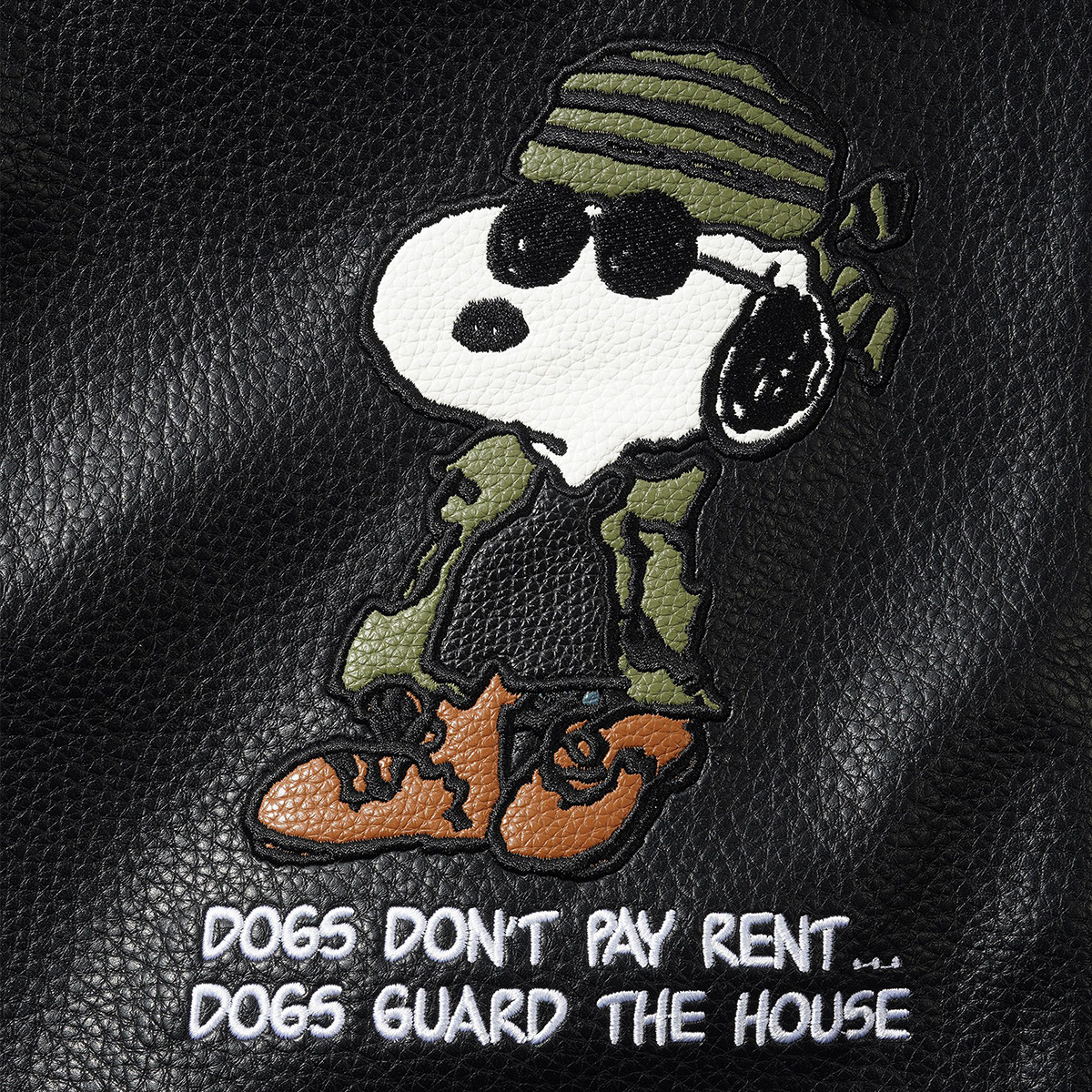 Butter Goods x Peanuts Guard Dog Jacket Black
