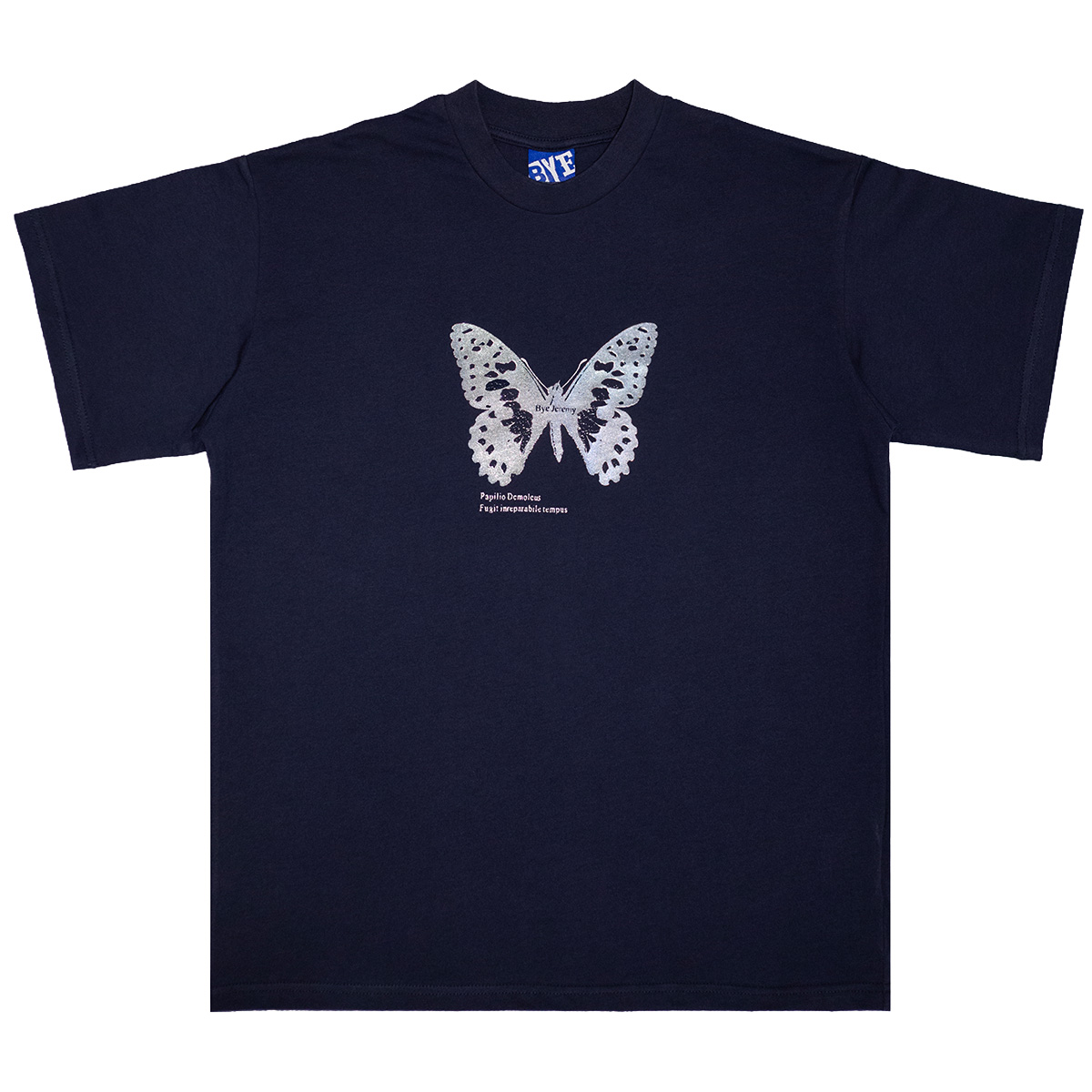 Bye Jeremy Butterfly T-Shirt Navy