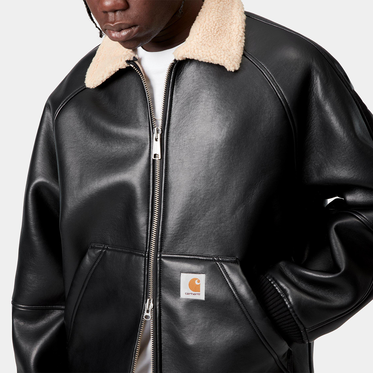 Carhartt WIP Shepton Jacket Black/Natural | Skatestore