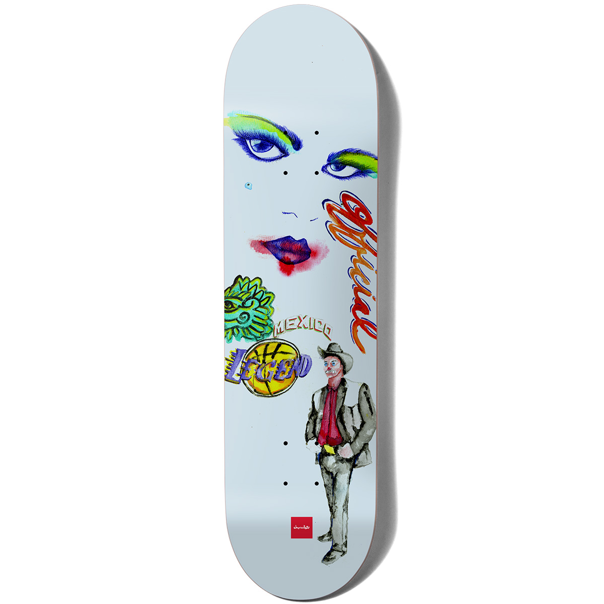 Chocolate Perez Art Official Skateboard Deck 8.4 Chocolate Perez Art Official Skateboard Deck 8.4