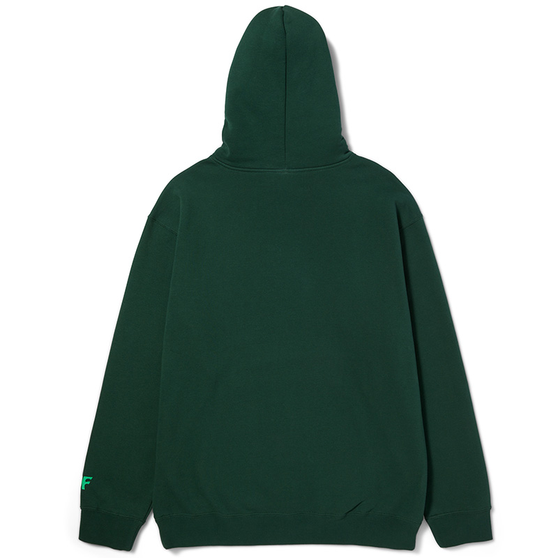 HUF X Green Buddy Exhale Buddy Hoodie Forest Green