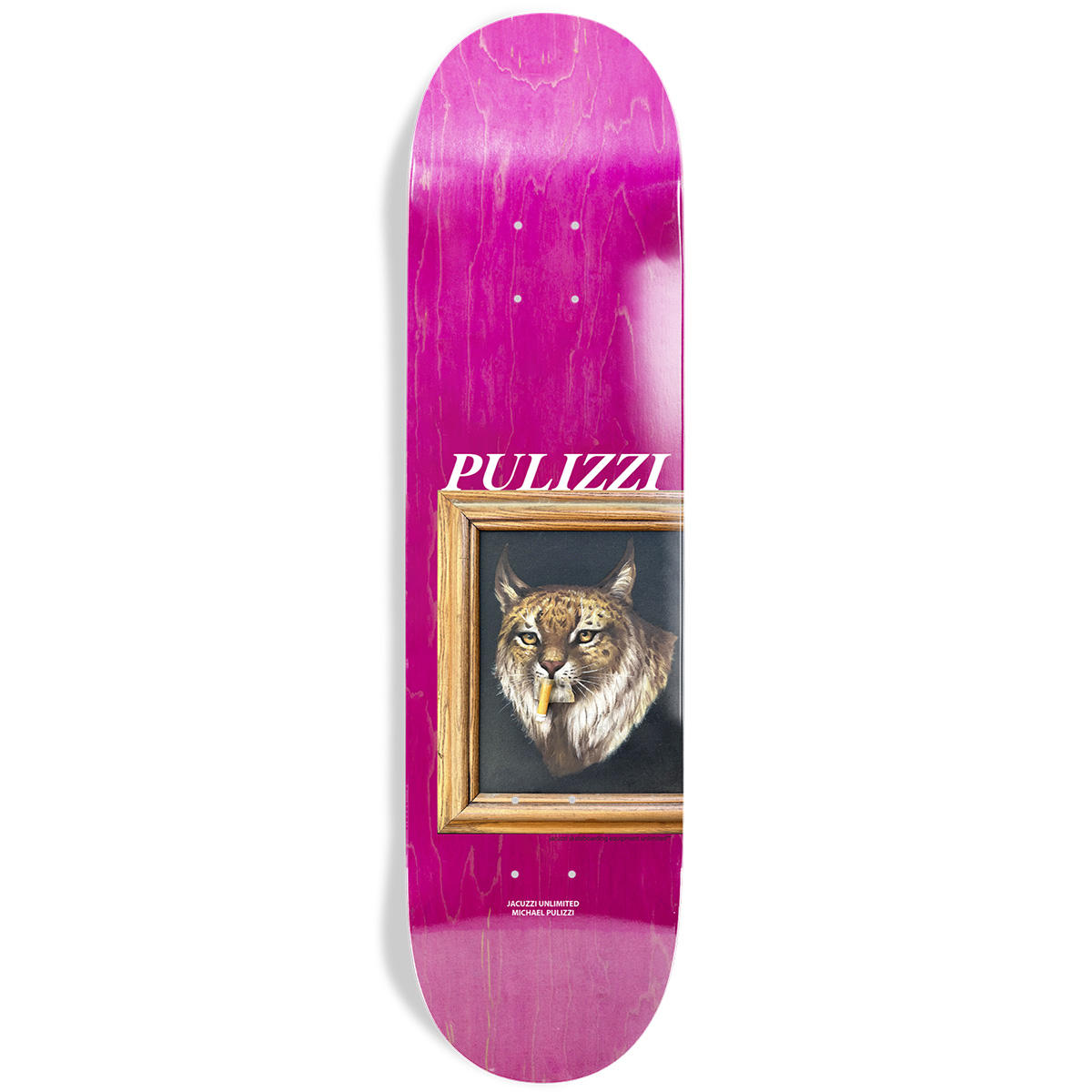 Jacuzzi Michael Pulizzi Bobcat Skateboard Deck 8.375