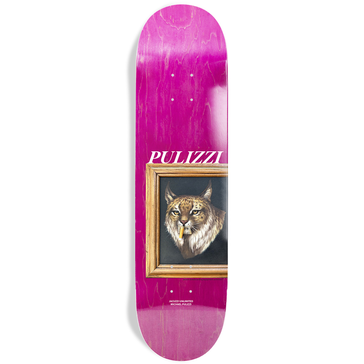 Jacuzzi Michael Pulizzi Bobcat Skateboard Deck 8.375 Jacuzzi Michael Pulizzi Bobcat Skateboard Deck 8.375