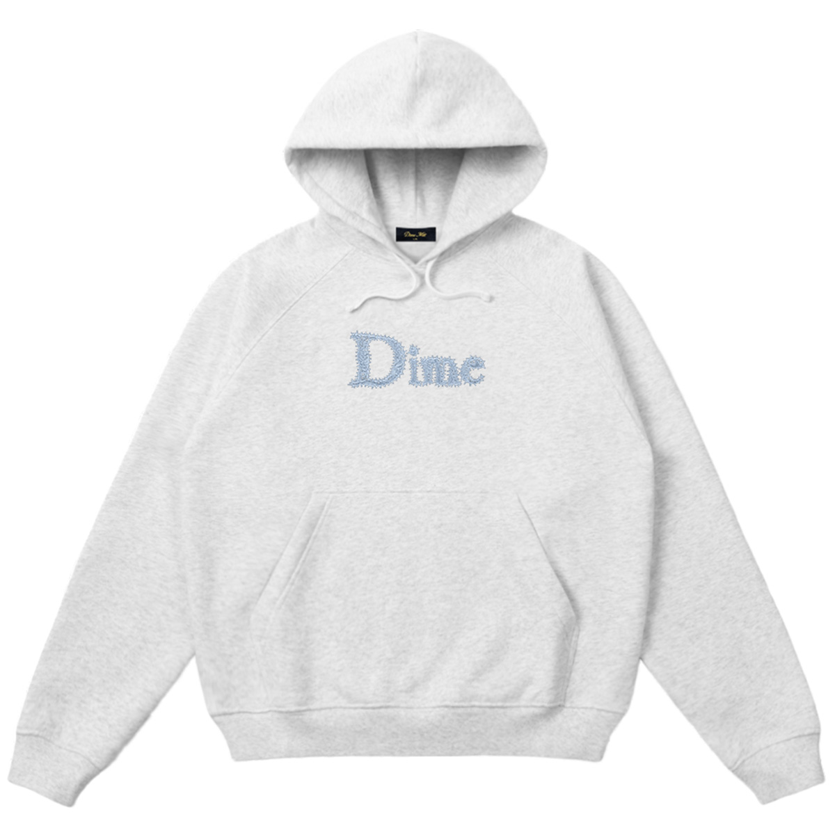 Dime Classic Spiked Hooded Sweater Ash