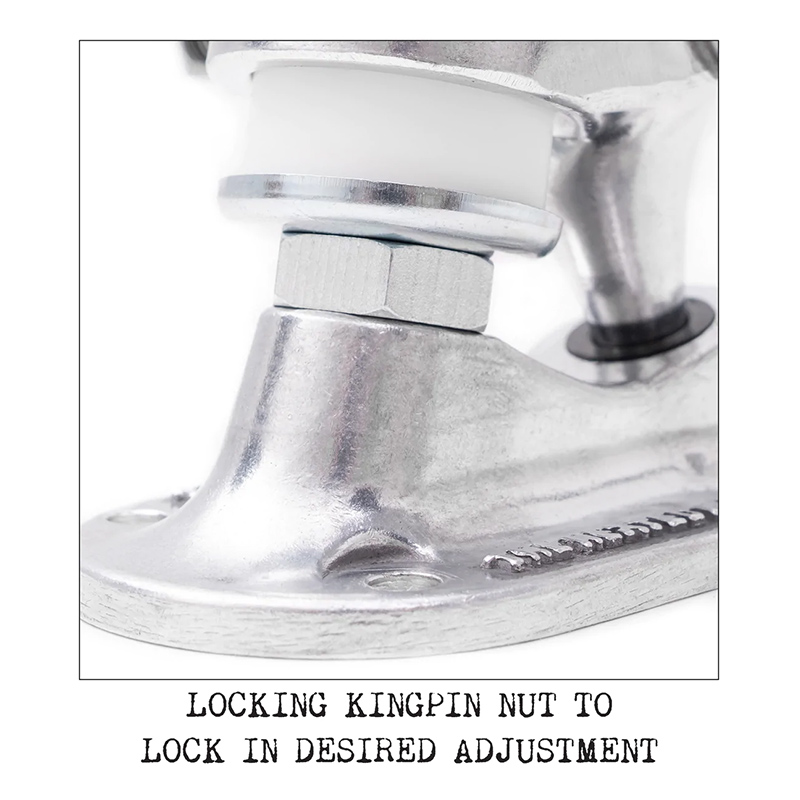 The Heated Wheel Polarizer Trucks Polished -set of | Skatestore