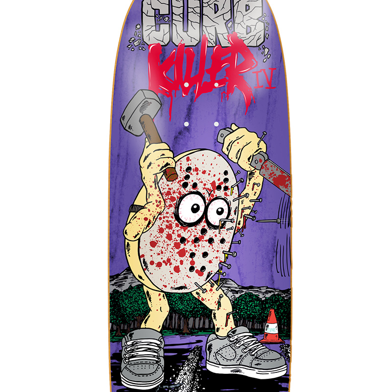 Heroin Curb Killer 4 Skateboard Deck 10.0 Heroin Curb Killer 4 Skateboard Deck 10.0