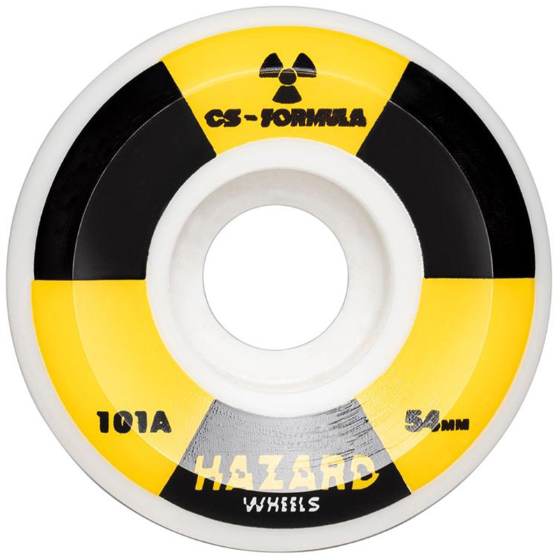 Hazard Radio Active CS Conical Wheels White 54mm