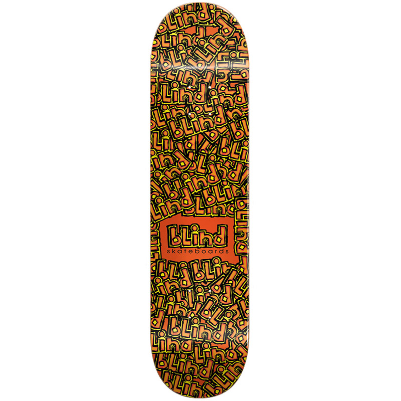 Blind OG Stand Out RHM Skateboard Deck Red/Orange 8.25 Blind OG Stand Out RHM Skateboard Deck Red/Orange 8.25