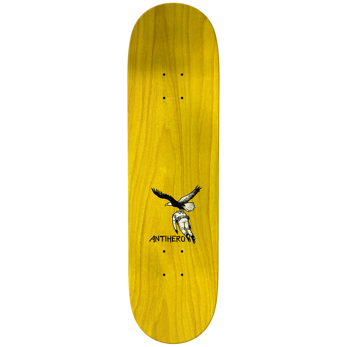 Anti Hero Pfanner Liberdad Skateboard Deck Yellow 8.25