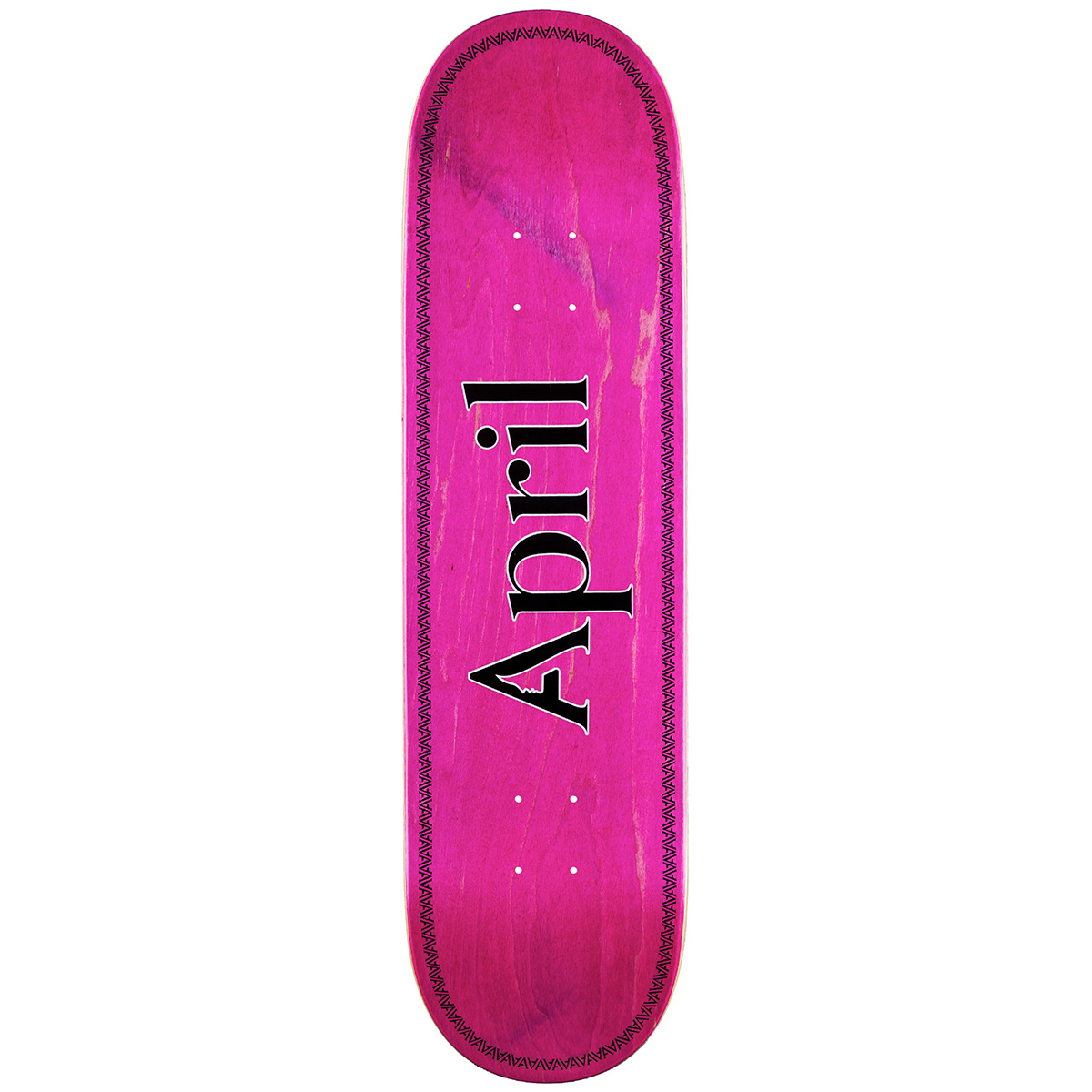 April OG Logo Pink Helix Skateboard Deck 8.25 April OG Logo Pink Helix Skateboard Deck 8.25