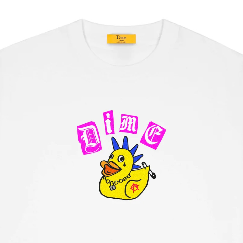 Dime Rebel T-Shirt White