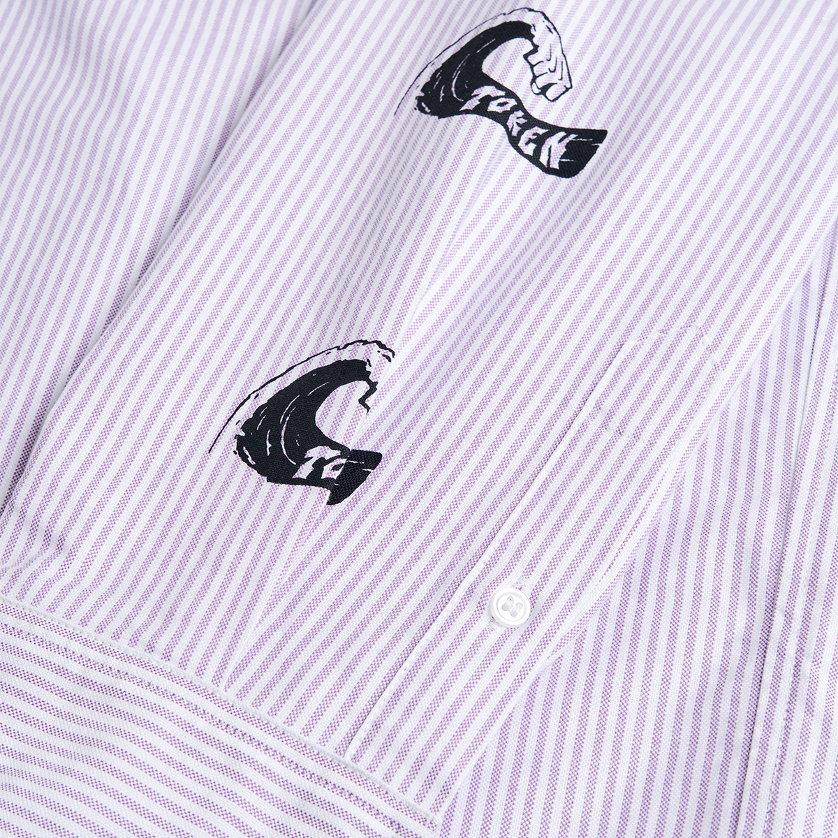 Token Tuff Stuff Shirt Purple/White Striped
