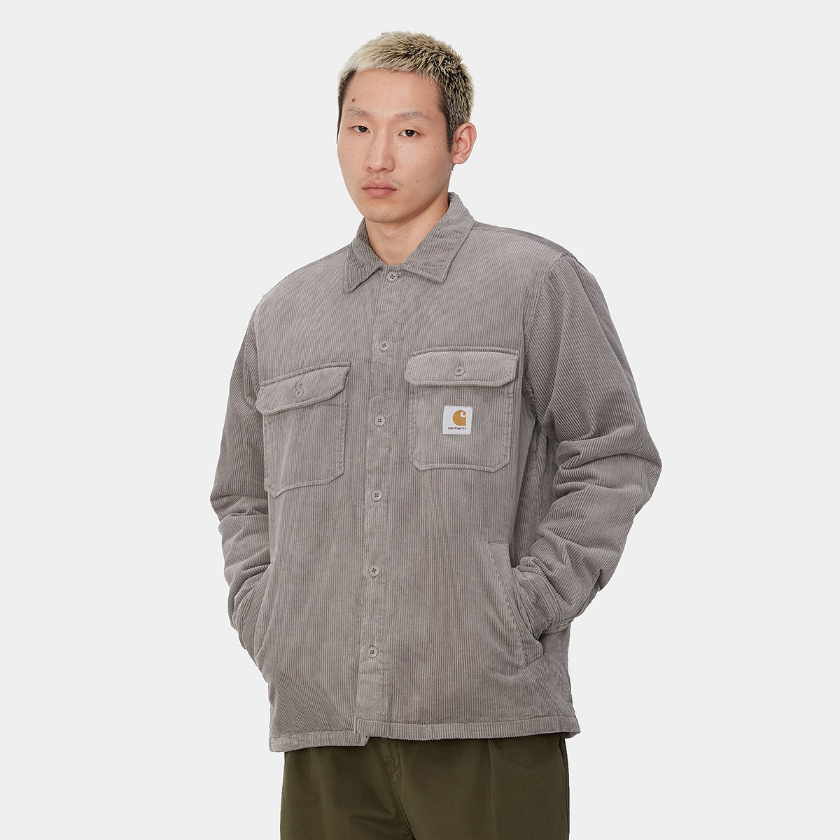 Carhartt WIP Whitsome Shirt Jac Misty Grey 