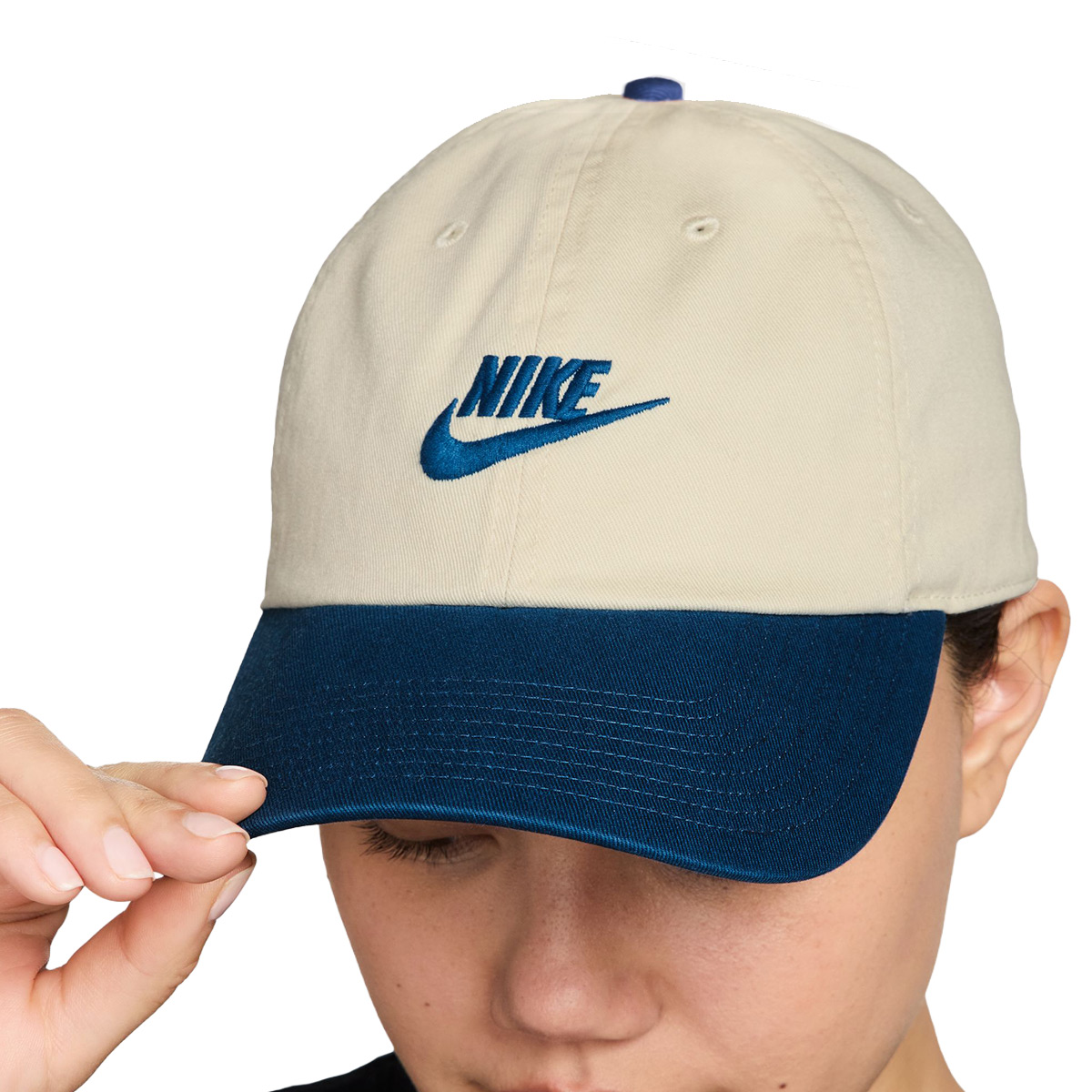 Nike SB Club Cap Futura Wash Cap Lt Khaki/Court Blue/(Court Blue)