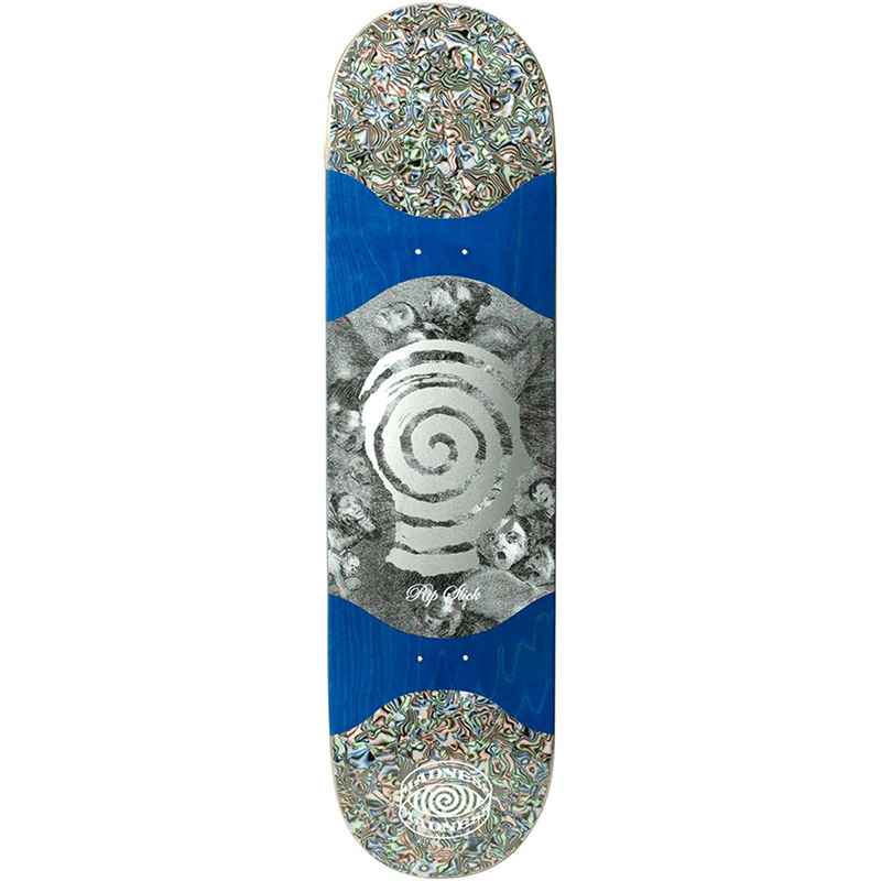Madness Voices R7 Slick Skateboard Deck Blue 8.125