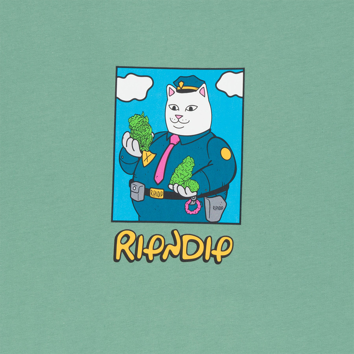 RIPNDIP Confiscated T-Shirt Pine