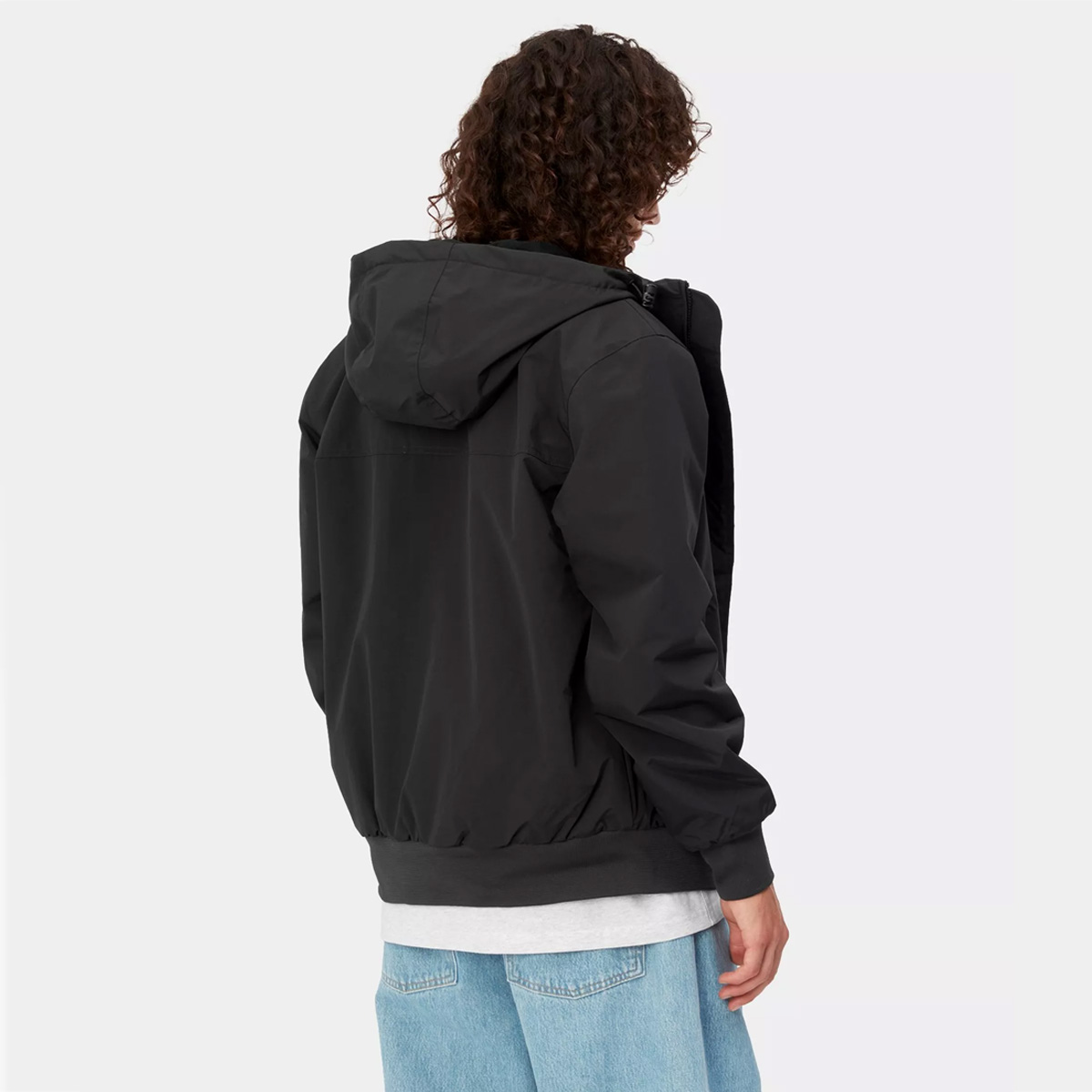 Carhartt WIP Hooded Sail Jacket Black/White Carhartt WIP Hooded Sail Jacket Black/White