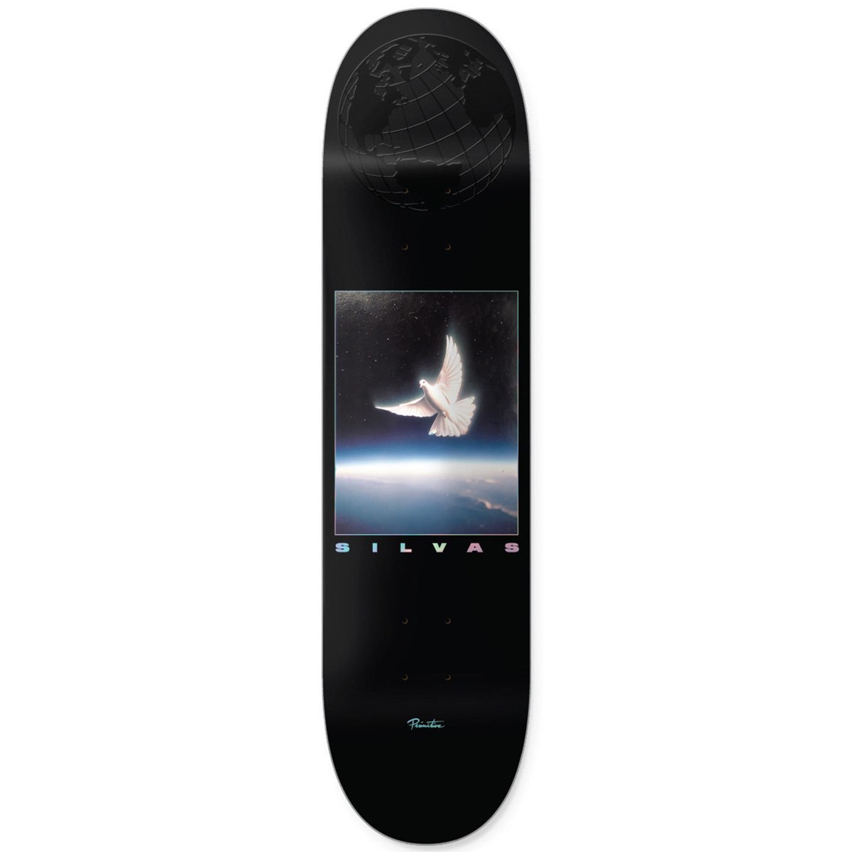 Primitive Miles Silvas Above Skateboard Deck Black 8.25