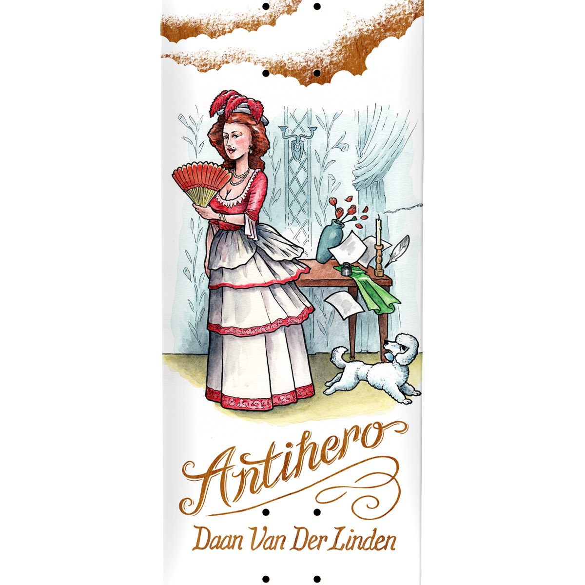 Anti Hero Daan Flatulent Beauties Skateboard Deck 8.5