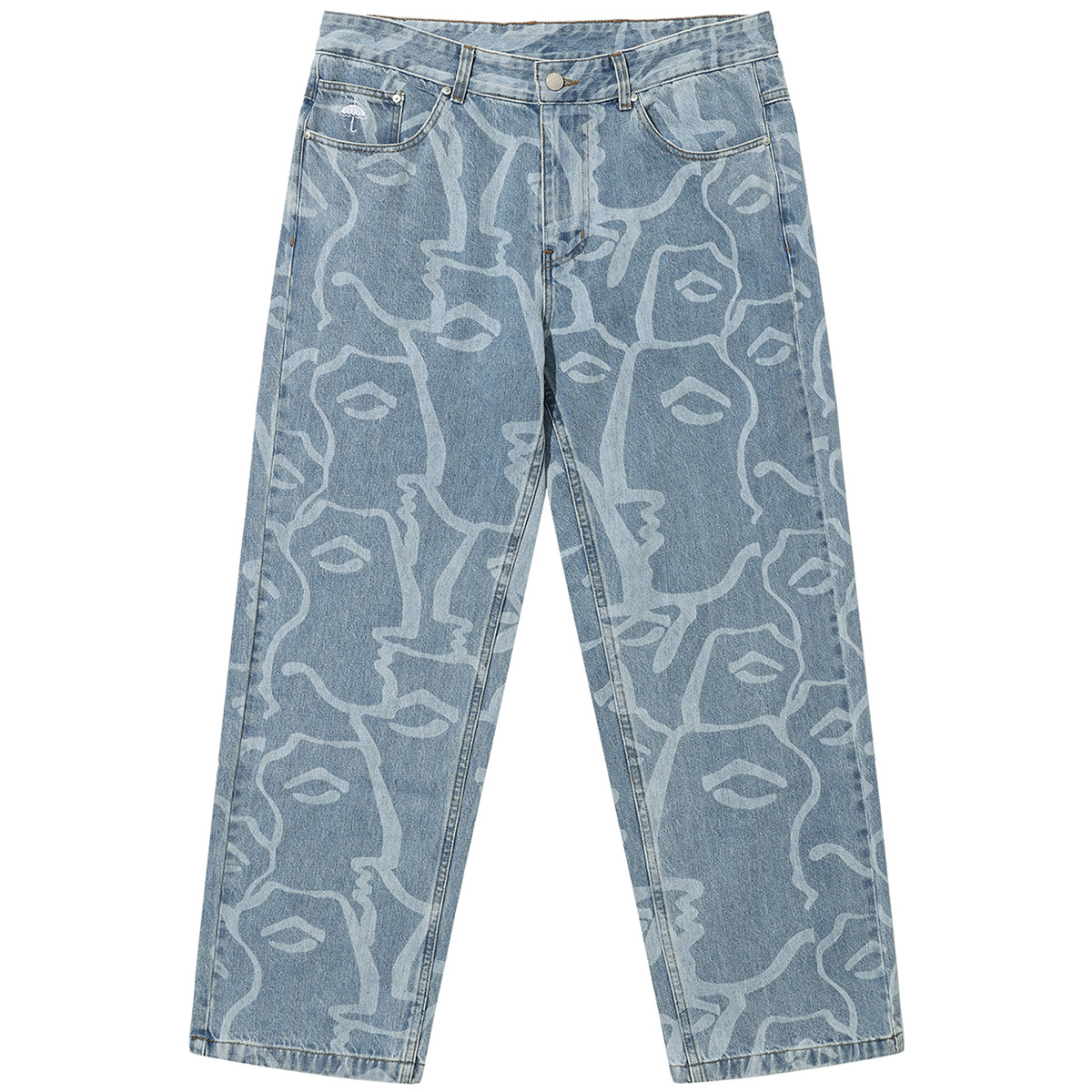 Helas Dieux Grecs Jeans Pant Light Blue