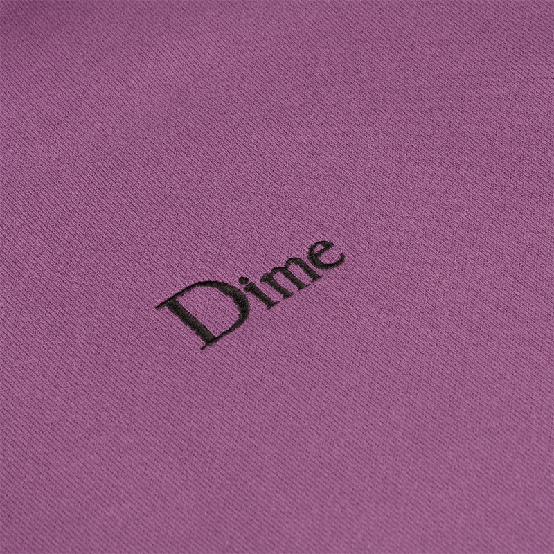 Dime Classic Small Logo Hoodie Violet