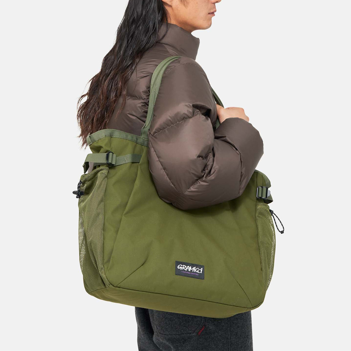Gramicci Cordura Tote Bag Olive Gramicci Cordura Tote Bag Olive
