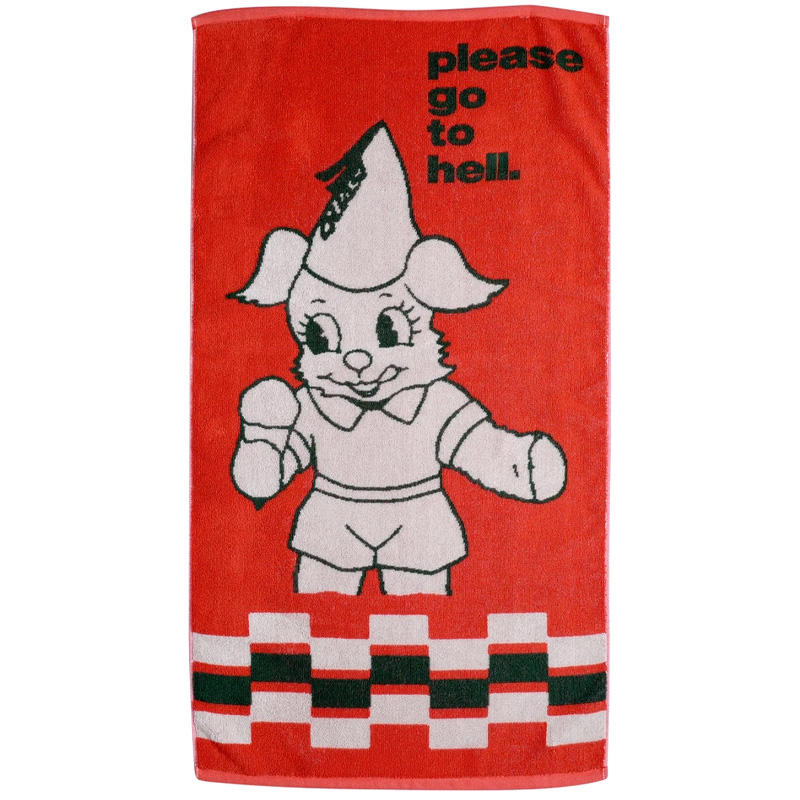 Quasi Go To Hell Towel Red