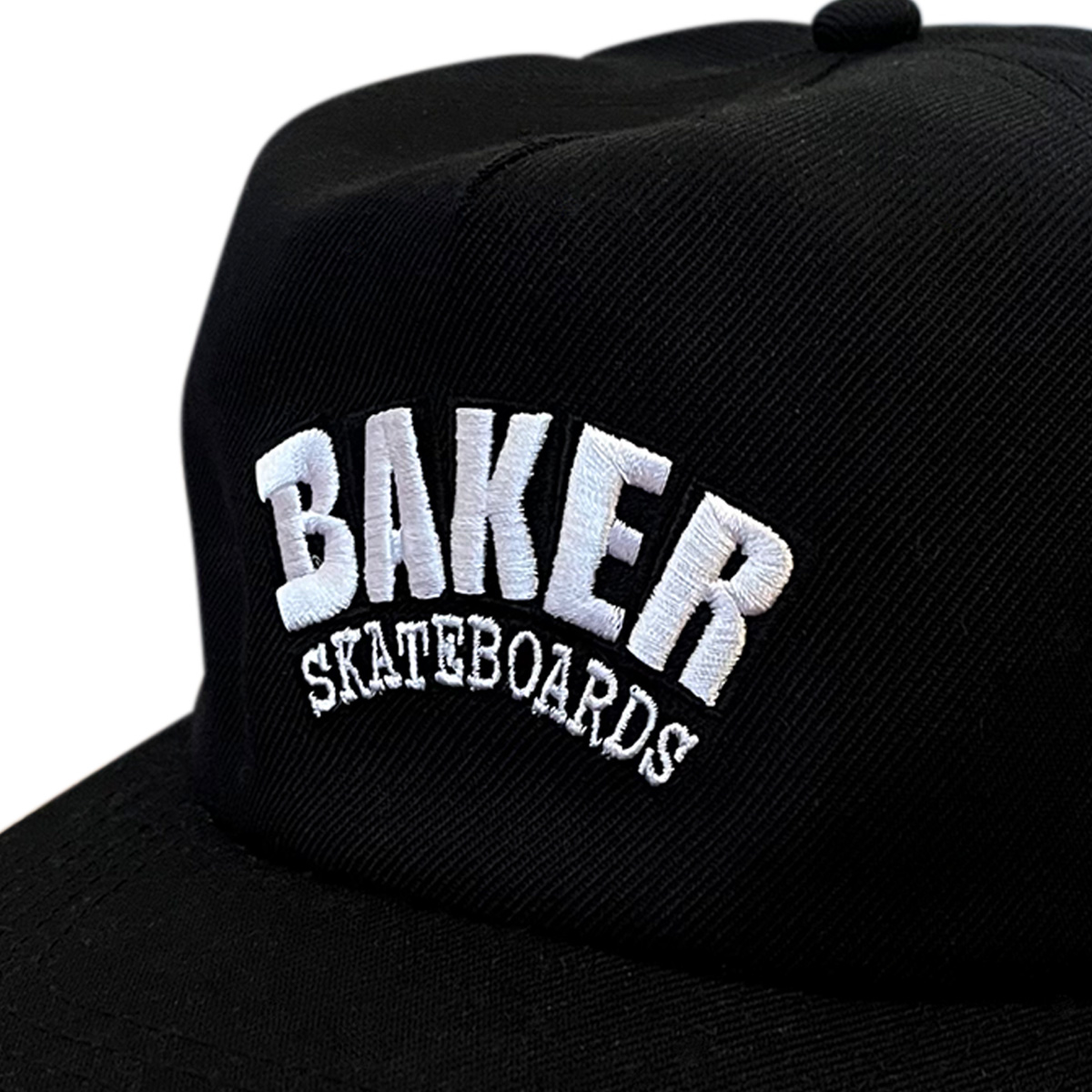 Baker Arch Logo Snapback Black